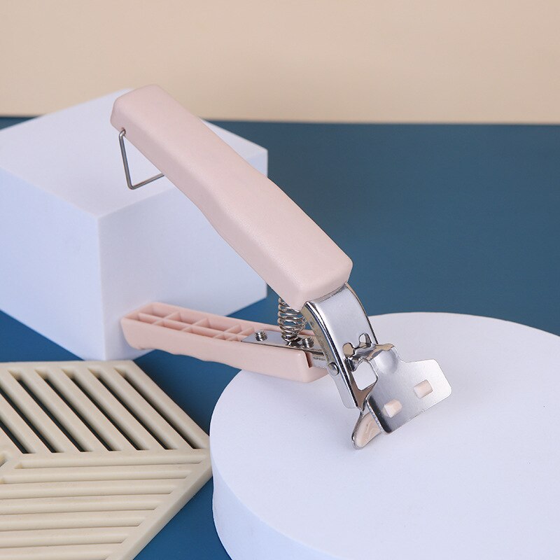 Stainless Steel Anti Scalding Clip Silica Gel Convenient Tray Lifting Device Household Kitchen Gadget Bowl Holder ZB788: color 4