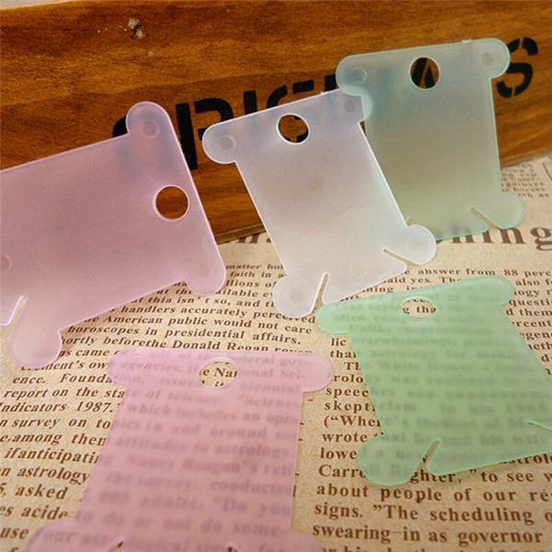 50/100 Pcs Embroidery Thread Holder Floss Craft Bobbin Cross Stitch Storage Holder Sewing Thread Board Card Thread Organizer