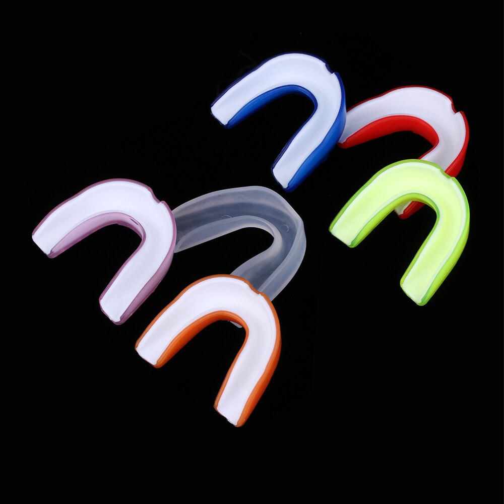 Soft EVA Silicone Teeth Adult Mouth Guard Protector Mouthguard for Boxing Football Hockey Karate Muay Thai Sport Teeth Protector