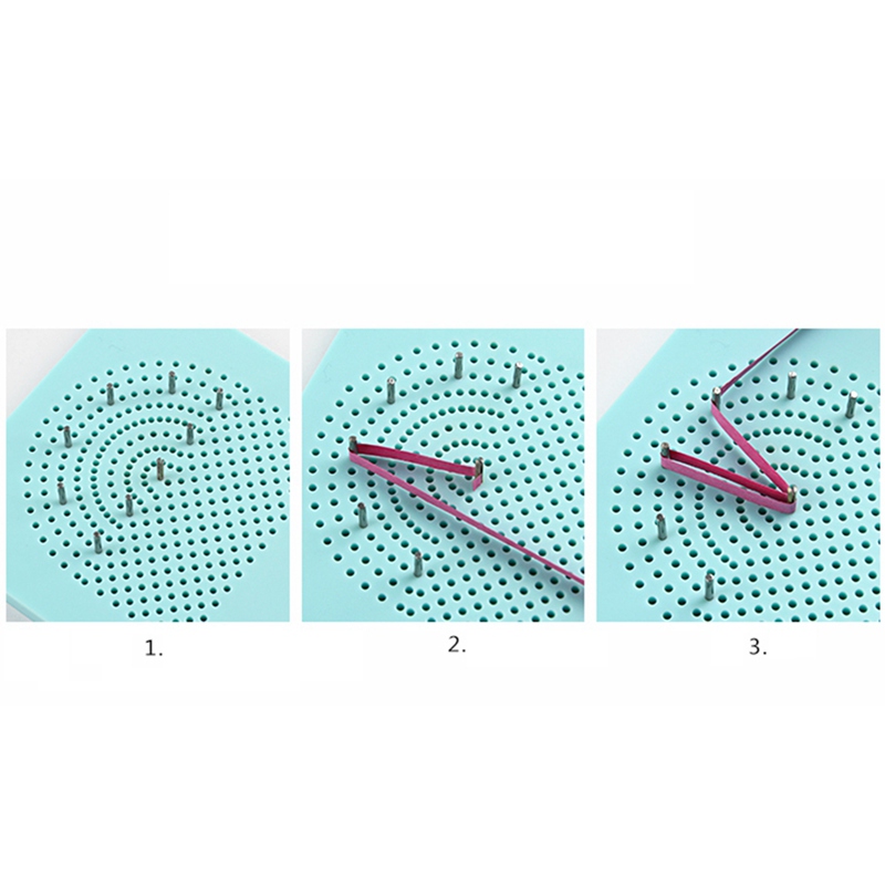 Funny DIY Roll Paper Guide Paper Winding Disk with Fixed Nail for Winder Handmade Grid Folding Paper Crafts DIY Paper Tool