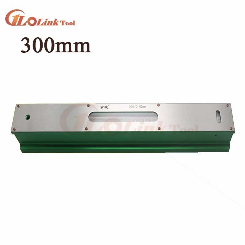 High precision 0.02mm 100/150mm/200mm/250/300mm industrial level Mechanical Bar Level spirit level Instrument Measuring Tool: 0-300mm