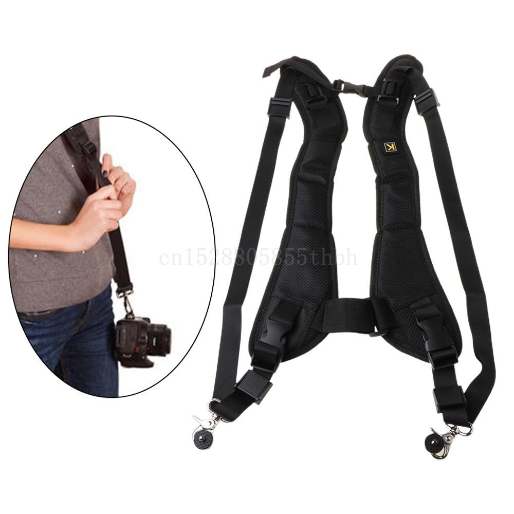 Doppel Dual Schulter Kamera Nacken Gurt schnell Schnelle Schlinge Kamera Gürtel für Digital SLR DSLR Kanon Nikon Kamera gürtel