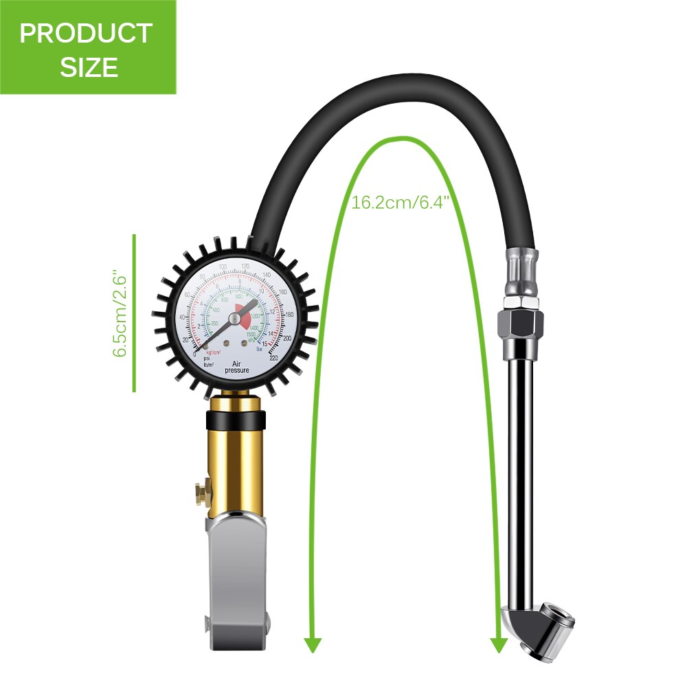 Inflador de neumáticos 3 en 1, con función de , Digital, 220 PSI, para SUV, bicicleta, autocaravana, motocicleta, coche y camión