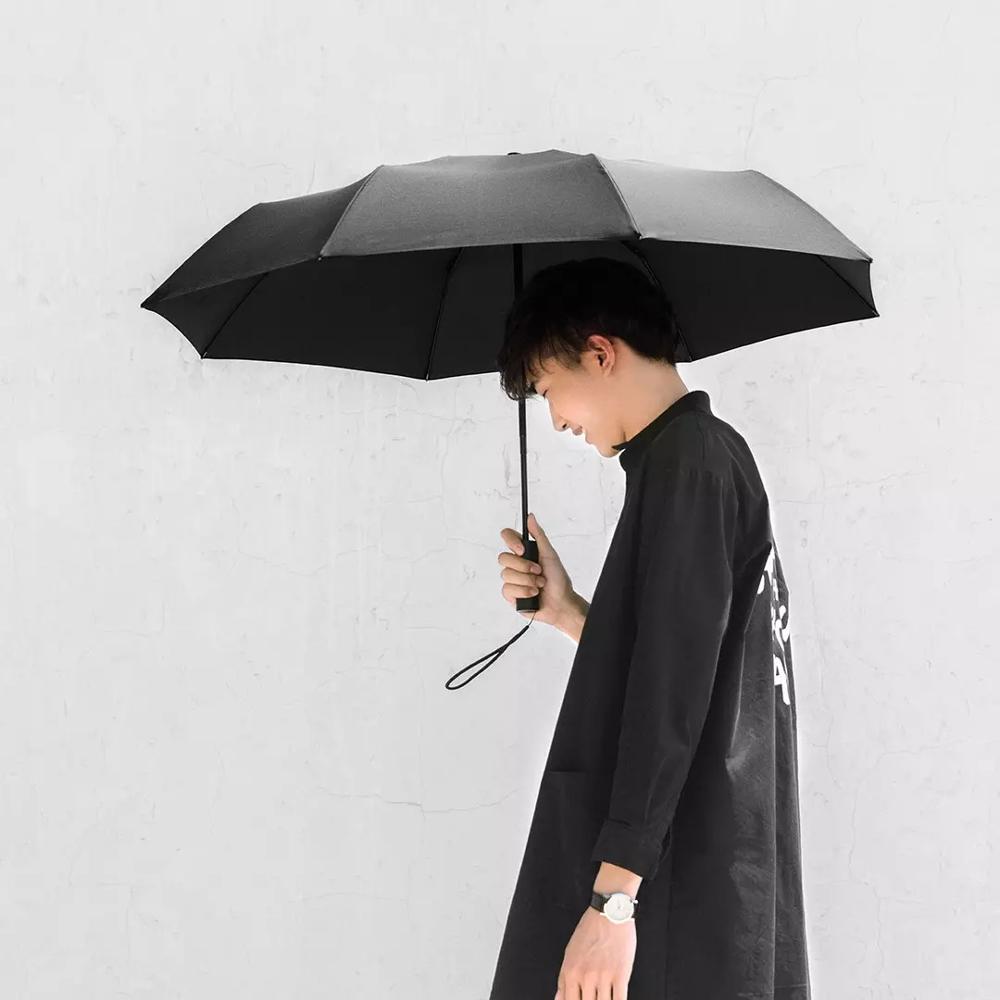 Xiaomi Mijia-paraguas plegable automático para hombre y mujer, sombrilla de aluminio a prueba de viento, impermeable, UV, para invierno y verano
