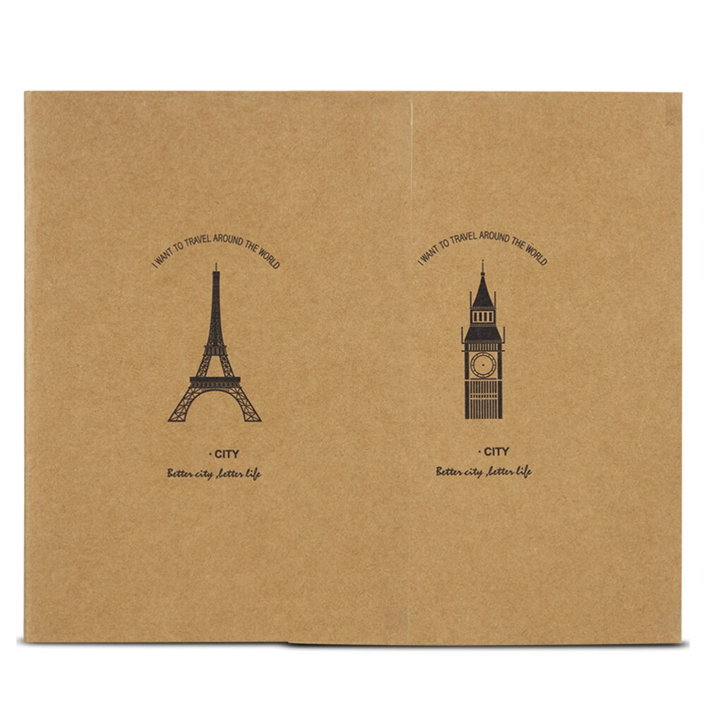 12 Pcs Kraft Paper Notebook Homework Notebook Student Exercise Book Soft Cover A5 Notebook (Random Pattern)