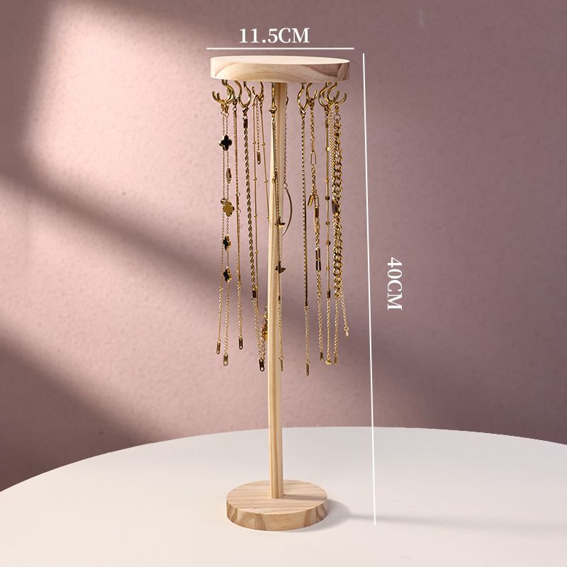 Sieraden Organisator Display Ketting Houder Ketting Hanger Sieraden Display Stand Kettingen Oorbellen Hanger Armbanden: WHITE