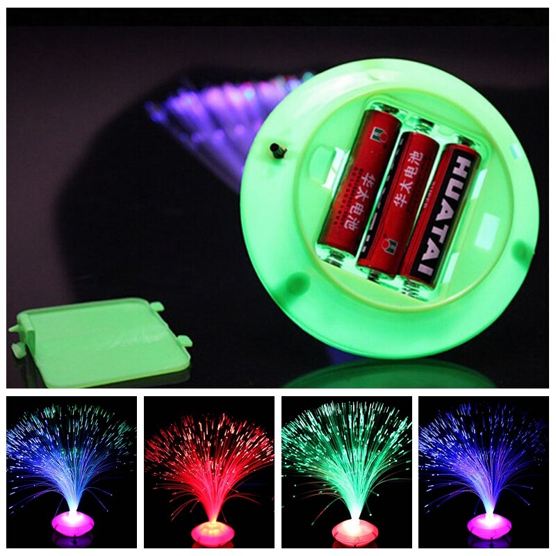 Bunte LED Optische Faser Laterne Licht Nacht Atmosphäbetreffend Nacht Lampe Ohne Batterie Hause Liefert Festival Atmosphäbetreffend Hochzeit
