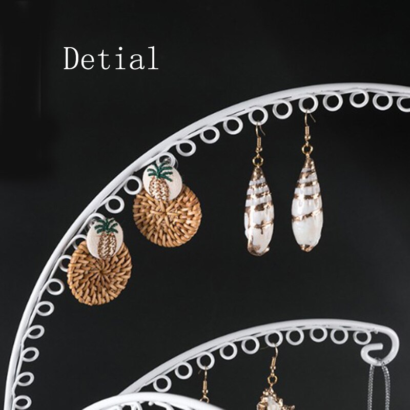 Sieradenorganizer in de vorm van een boom, hanger van metaal, oorbellen, ketting, ringhanger, armband, sieradenstandaard
