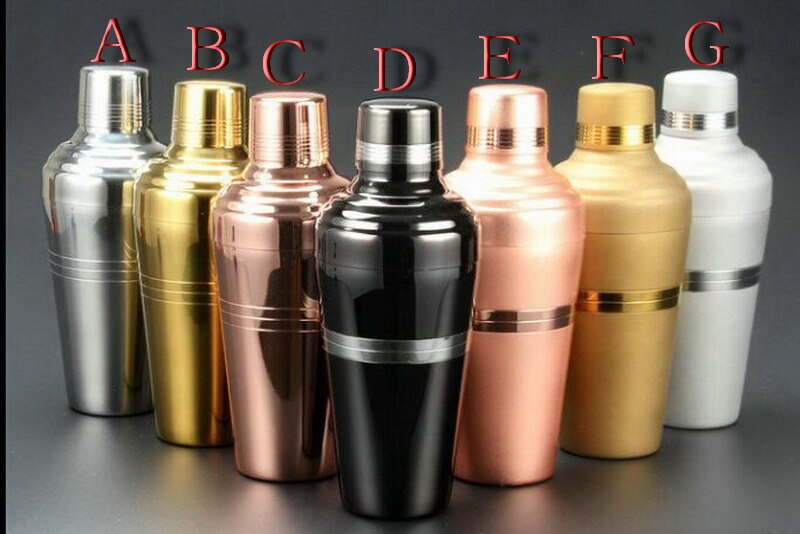 510ML cocktail shakers 304 Japanese style thick threebaron snow