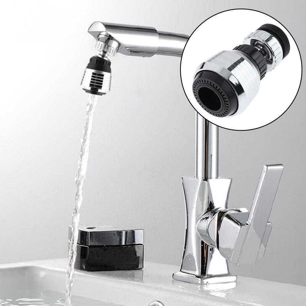 Grifo aireador de cocina, difusor de ducha de agua ajustable de 360 grados, ahorro de conector, boquilla para grifo de agua B4D8