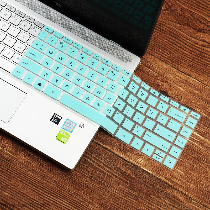 14" Silicone Laptop Keyboard Cover Skin Protector For HP Pavilion X360 14-DV Series 14-dv0003TX 14-dv0005TX 14-dv0006TX dv0010TX: Skyblue