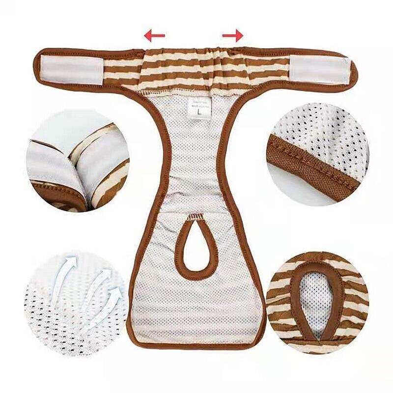 Couches pour hommes et femmes, sous-vêtements menstruels, culottes hygiéniques réutilisables pour petits chiens, pour la stimulation des règles