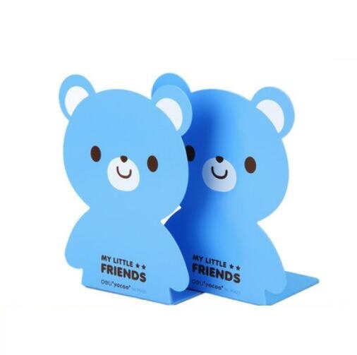 Cartoon Metaal Ijzer Boekensteun Kinderen boek end boekenplank boekensteun kind boek plaat massieven prateleira para livros Nr 95423: Bear