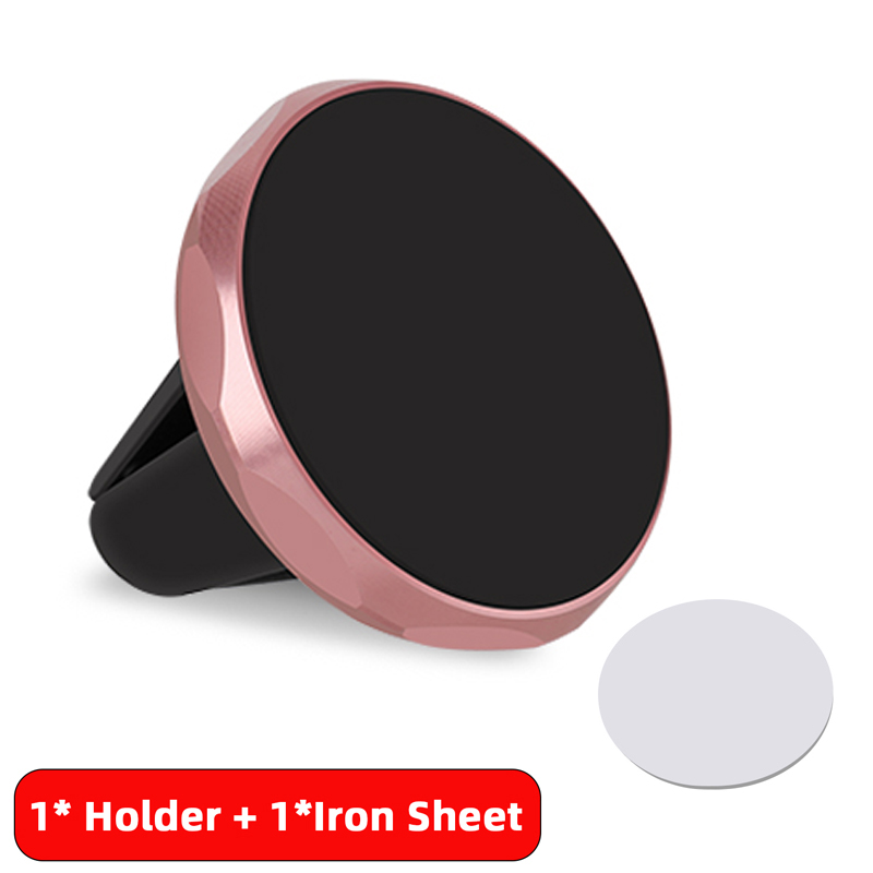 Universal Magnetic Car Phone Holder Stand in Car for All Phone for iPhone 15 Magnet Air Vent Mount Cell Mobile Phone Support GPS: Transparent