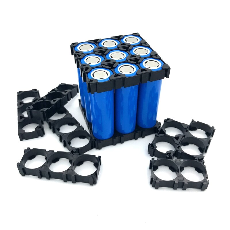 10 Stks/partij 18650 Batterij Beugel Case Houder Lithium Batterijen Pack Plastic Houder Beugel Voor Diy Stand