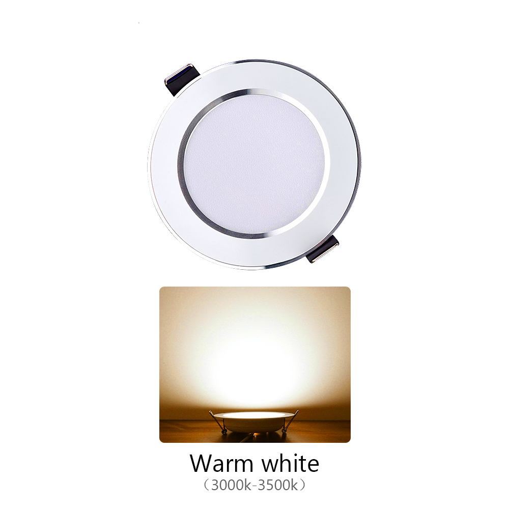 Led Downlight 3W 5W 7W 9W 12W 15W Ronde Verzonken Lamp Ac 220V 230V 240V Led Lamp Slaapkamer Keuken Indoor Led Spot Verlichting: natuurlijk licht / 7w