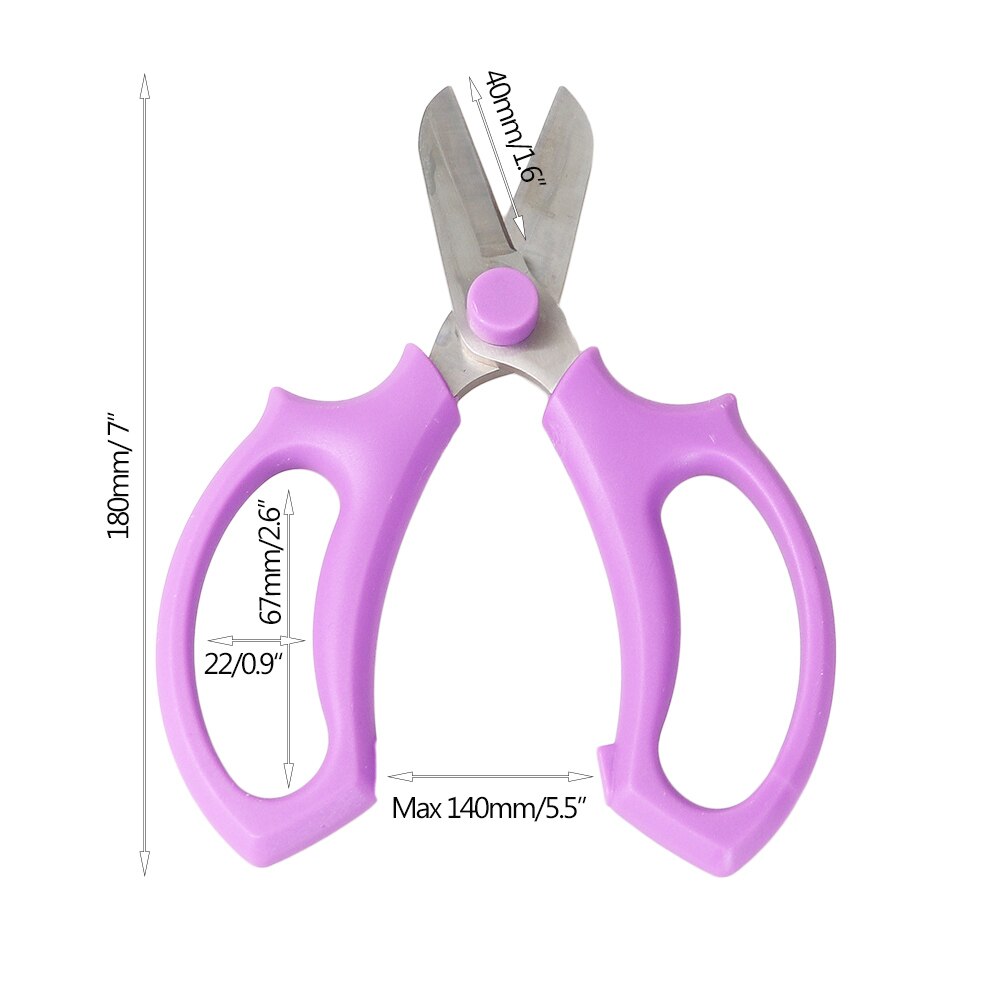 Gardening Flower Arrangement Cut Floral Shears steel Floral Fruits Leaf Garden Pruning Shear Scissors Hand Pruner Trimming Tool