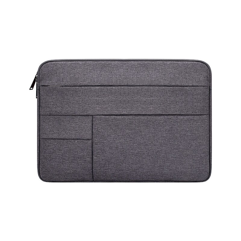 Laptop Bag For Macbook Air Pro Retina 11 13 15 Notebook Sleeve Waterproof Case Pocket Bag Tablet Cover For DELL Xiaomi Lenovo: Dark grey / 14.1 inch