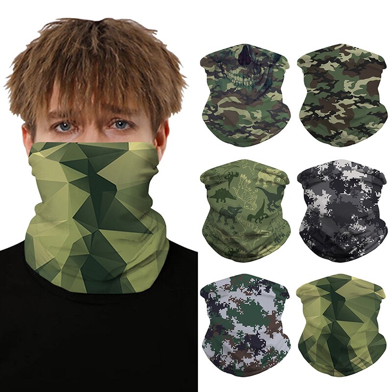 Outdoor Face Cover Outdoor Mask Scarves Multi Functional Seamless Hairband Head Scarf Bandana Neck Cover