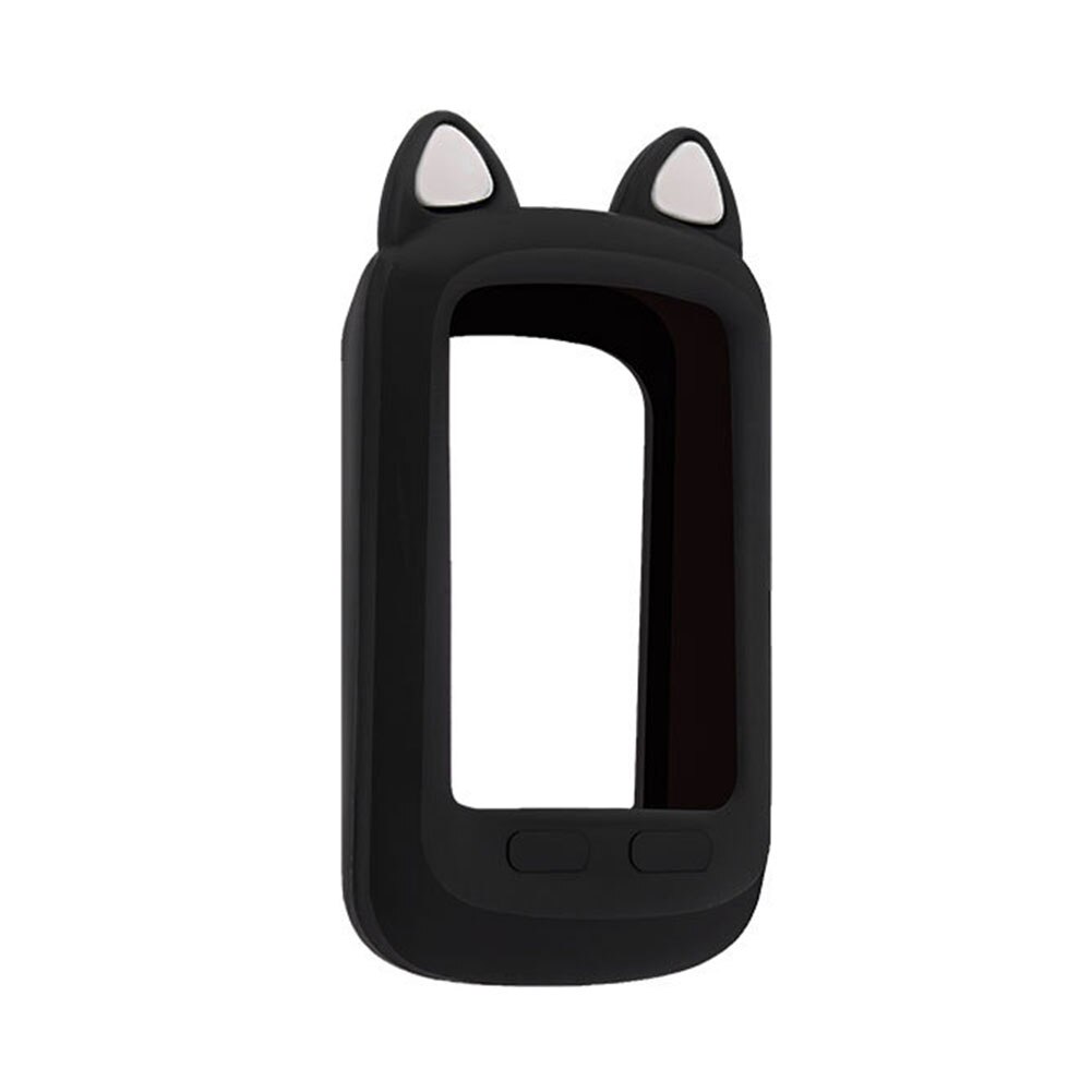 1pc kat øre cykel kode cover til xoss g gør-det-selv speedometer ur beskyttelsescover silikone anti valgfri farve stødsikker: Sort