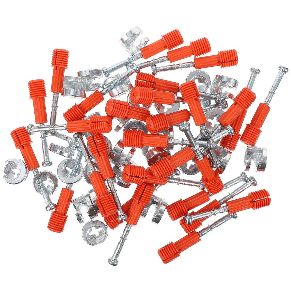 30 Sets Furniture Connecter Cam Lock Fitting for Cabinet Drawer Panel Connecting: Default Title
