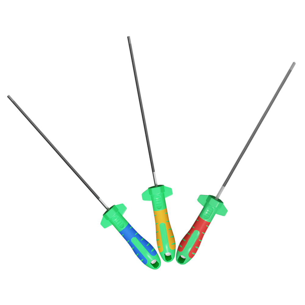 1PC Hex Chainsaw Chain File 3.8mm 4.5mm 5.2mm Hex Chainsaw Saw Chain Files Ener For Woodwork Electric Chainsaw Hand Tools