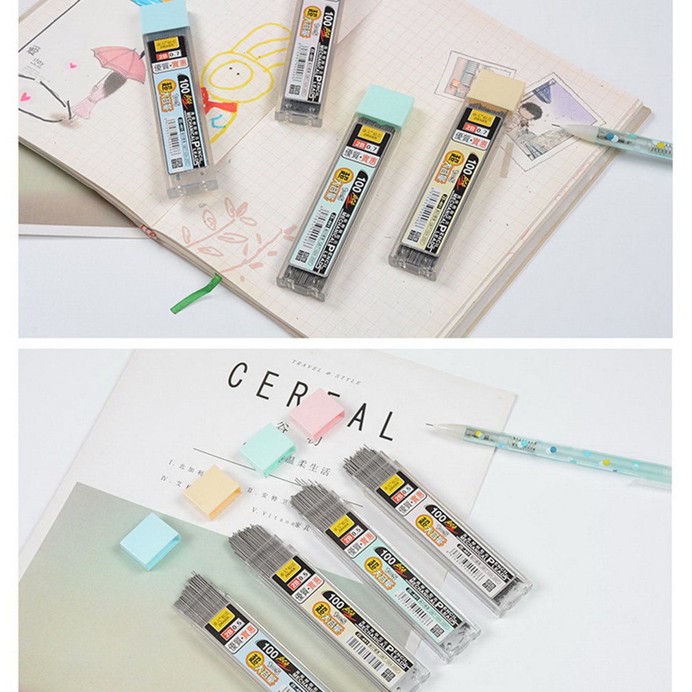 0.5/0.7mm Automatic Pencil Core Lead Core 0.5/0.7mm Pen Automatic Pencil Refills School Stationery Writing Accessories