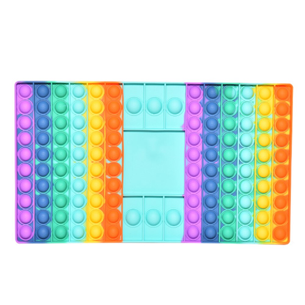 Big Size Fidget Toys Push Bubble Chess Board Stress Relief Puzzle Toy Autism Need Sensory Toys Antistress Two Players Chess Game: 22