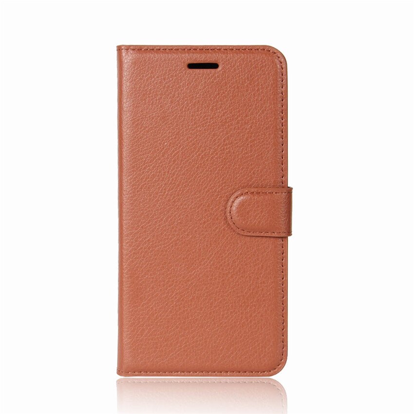 Case for ZTE Blade A520 Case 5.0 inch Wallet Flip Leather Phone Case For ZTE Blade A520 A 520 Case Back Cover Protective Fundas: Brown