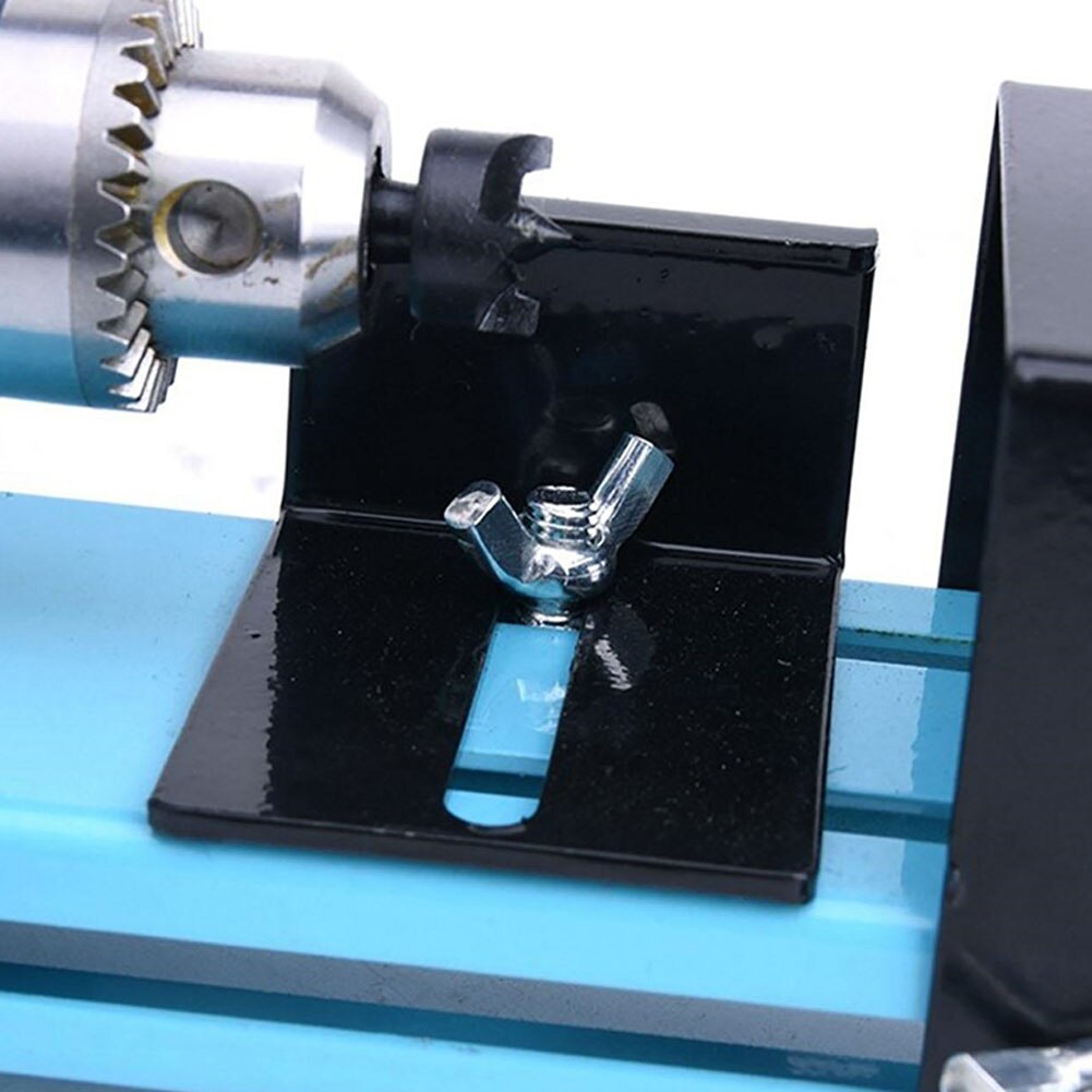 1 Set 150W Mini Wood Lathe Machine Speed Adjustable Rotary Tool Buddha Pearl Lathe Grinding Polishing DIY Woodwork Tool 12V/24V