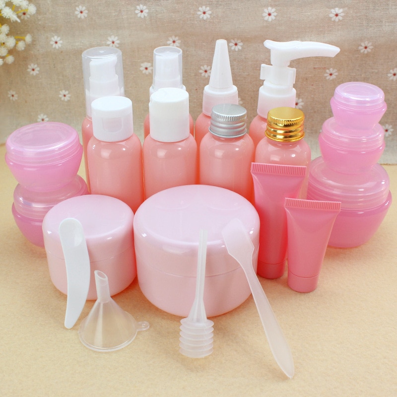 Travel cosmetics Sub-bottle Portable Travel Empty Cosmetic Containers Cream Lotion Plastic Bottles Travel Accessories