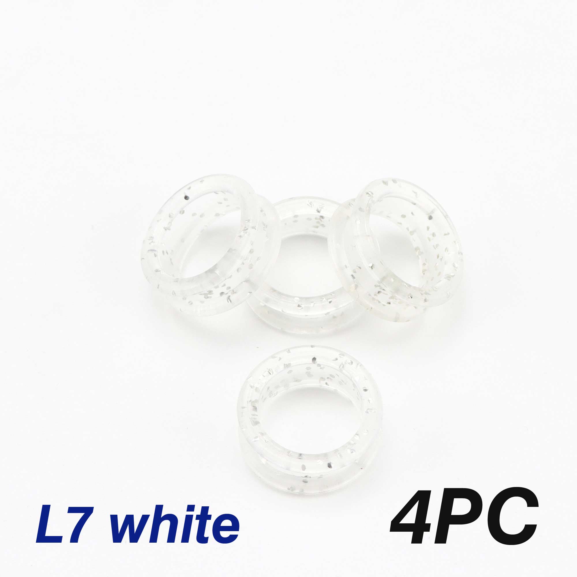 Silicone hair scissors, soft silica gel scissors for any scissors, accessories to hold: L7-4PC