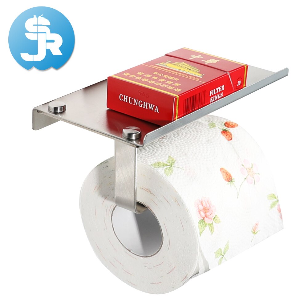 Smuk praktisk rosa guld multifunktions toiletpapir rulleholder badeværelse rustfrit stål papirholder: Tegning
