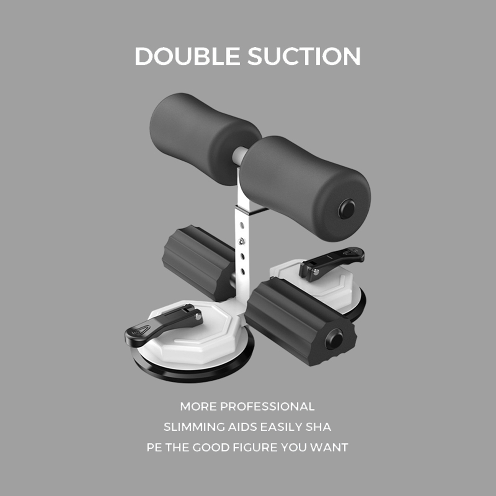 Barre d&#39;assise avec ventouse forte, équipement pour exercices abdominaux pour hommes et femmes, Fitness à domicile, force du tronc Abdominal