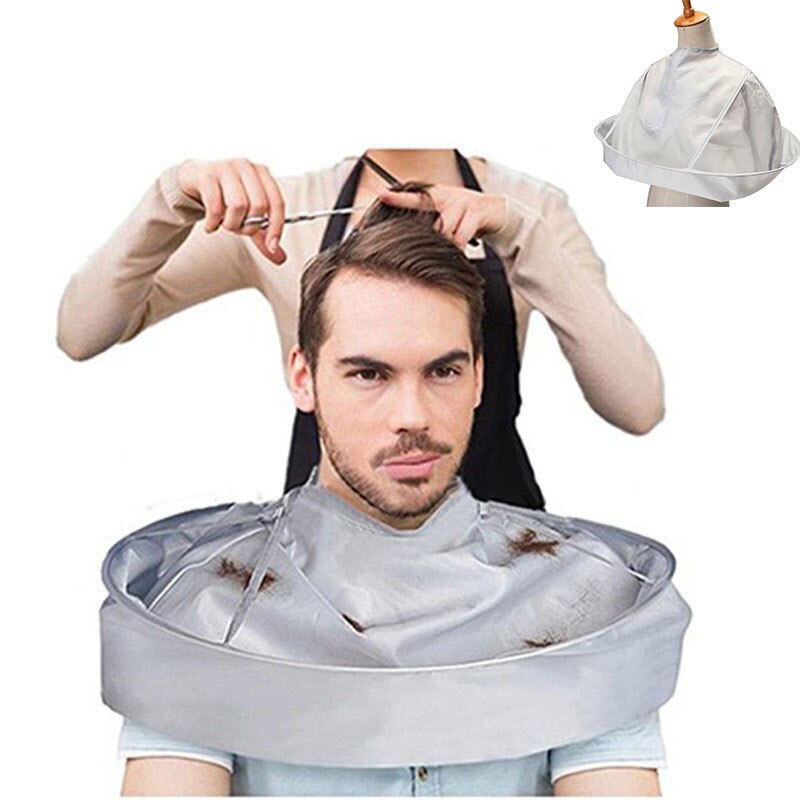 Hårklippning kappa paraply cape diy frisyr kappa inpackning hår rakförkläde hår frisör klänning skydd hushållsrengöring skydd