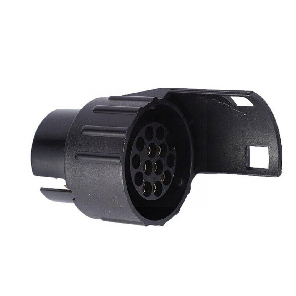Car Trailer Truck 7 Pin To 13 Pin Plug Adapter Trailer Connections Towbar 12v Adapter Protect Towing Plugs Socket Connector G0l0