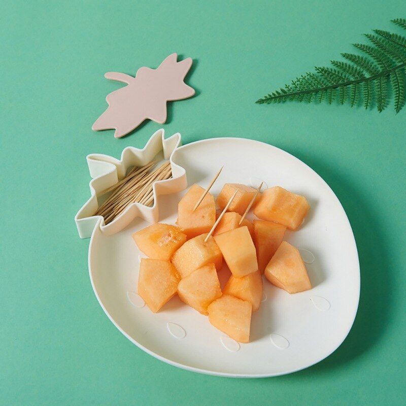 Lui Snack Tray Aardbei Vorm Fruit Lade Snoep Leuke Plaat Snack Schotel Fruit Voedsel Plaat Huishoudelijke Plastic Plaat Voor thuis