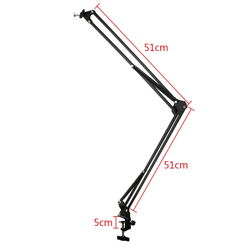 Microscope Video Camera Webcam Desktop Arm Stand Adjustable Boom Table Working Hanger Cantilever Stand Holder 1/4 6mm