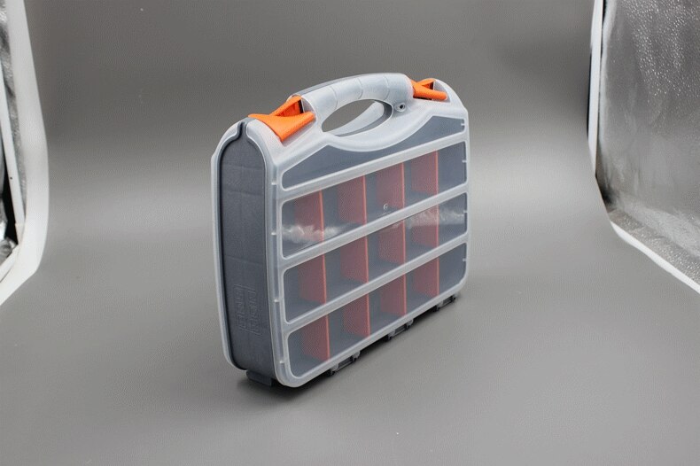 Screw Box Tool Box Plastic Parts Box Of The Electronic Element Box Sample Classification Storage Two-sided/Small