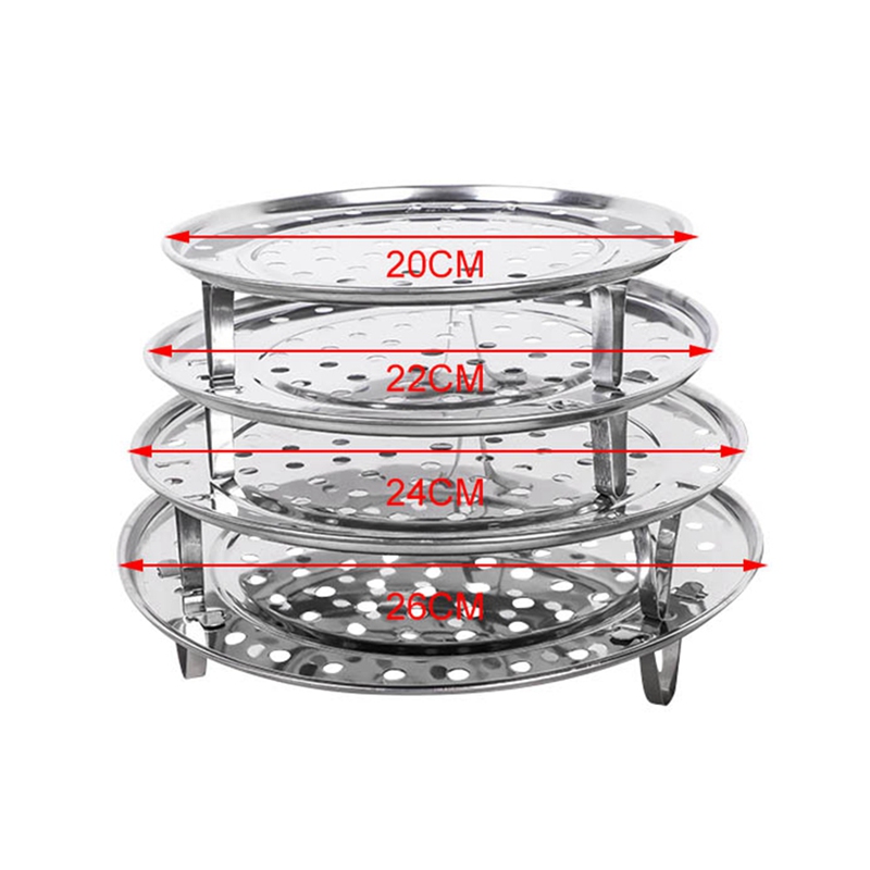 Niet-magnetische Dikker Voedsel Gestoomde Rack Taro Ei Zeevruchten Stoomboot Voor Verwijderbare Huishouden Stoom Rack Keuken Kookgerei