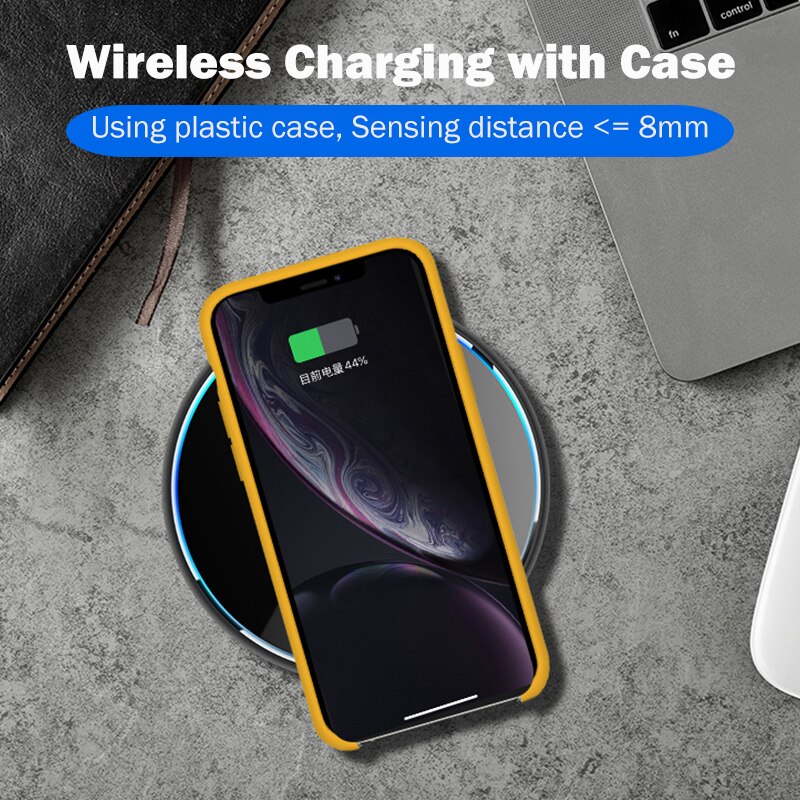 Qi 10W Schnelle Drahtlose Ladung für Ulefone Rügestochen 5 5S 6 6S 6E 7 7E X 10 5G Energie 5 5S Robustes praktisch Drahtlose Ladegerät Pad Atmen
