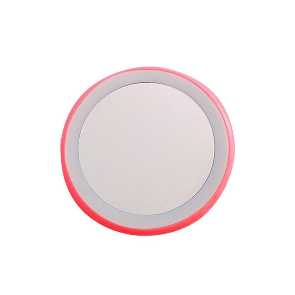 En-til-en mini opplyst sminkespeil bærbart led opplyst hd-sminke smartspeil