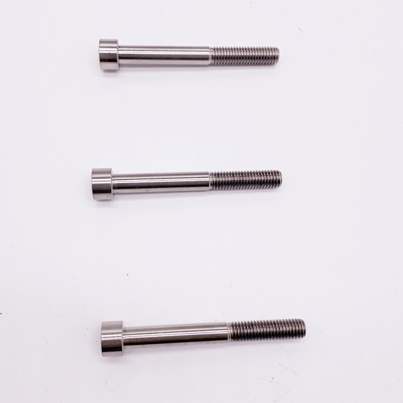 1 Pcs M8x70 Titanium Legering Hollow Fiets Headset Cap Bolt Voor Brompton Fiets Bmx Stuurpen Schroef Fiets Onderdelen