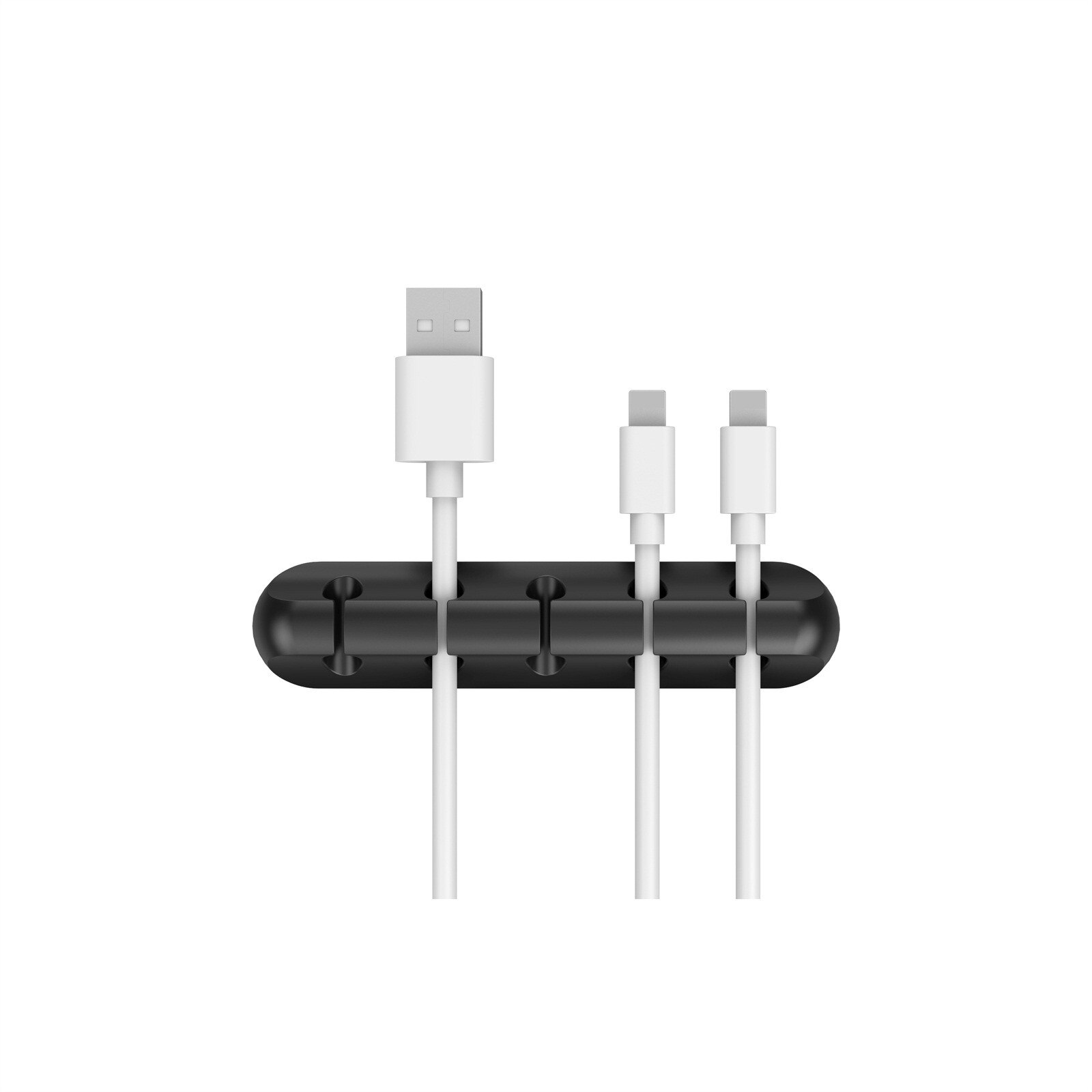 Kabel Veranstalter & Magnetische Stecker Box Silikon Usb Kabel Wickler Flexible Kabel Management Clips Für Maus Kopfhörer Halter #3: A