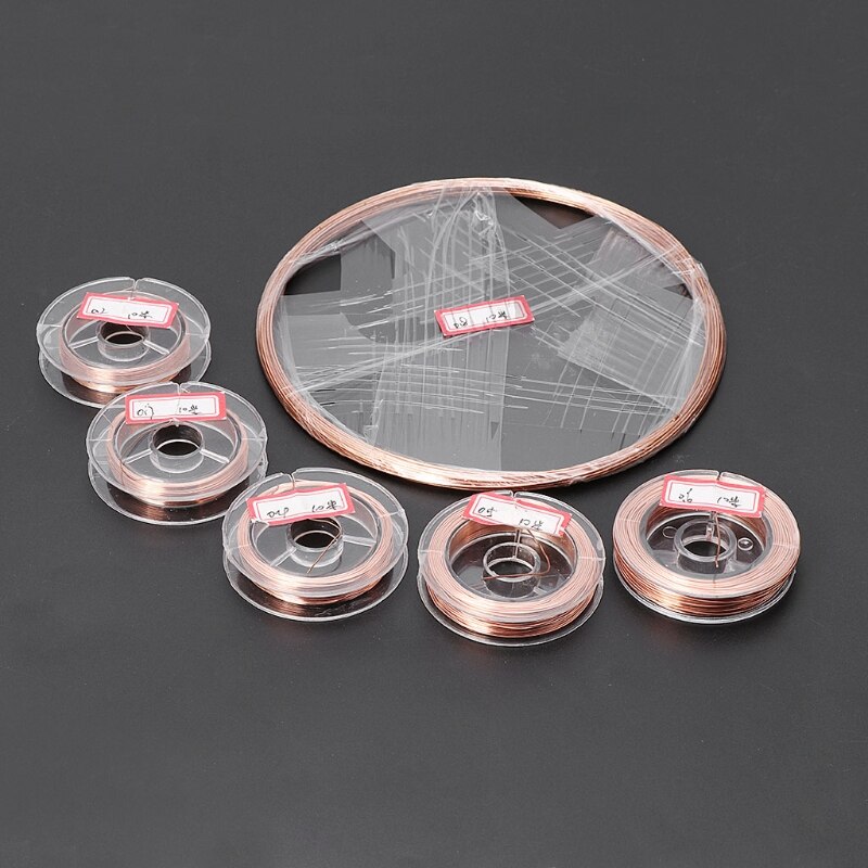 1 Roll 10 Meter Dia.0.2/0.3/0.4/0.5/0.6/0.8Mm T2 Koperdraad Lijn diy Materialen QX2E