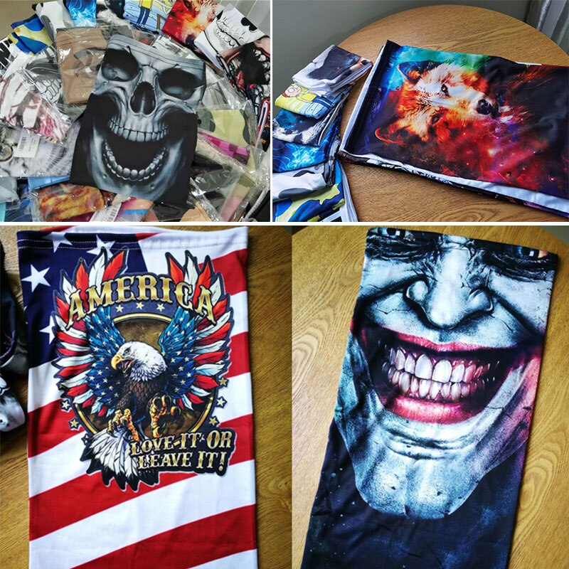 Bandana Zon Buiten Magische Sjaal Sneldrogende Wasbare Gezicht Cover Herbruikbare Slobkousen Bescherming Stof Hals Gezicht Doek Hoofddoek