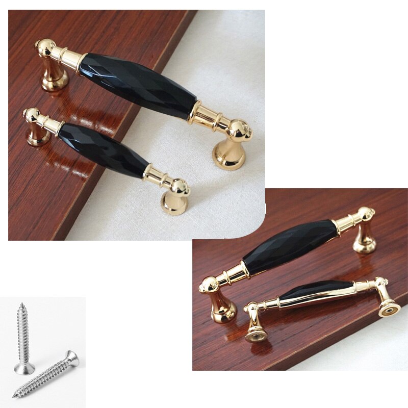 Moderne K9 Kristal Handvat Gouden Pulls Chrome Metalen Knoppen Lade Kast Deur Schoenenkast Handvat Kabinet Handvat Kast Handvat
