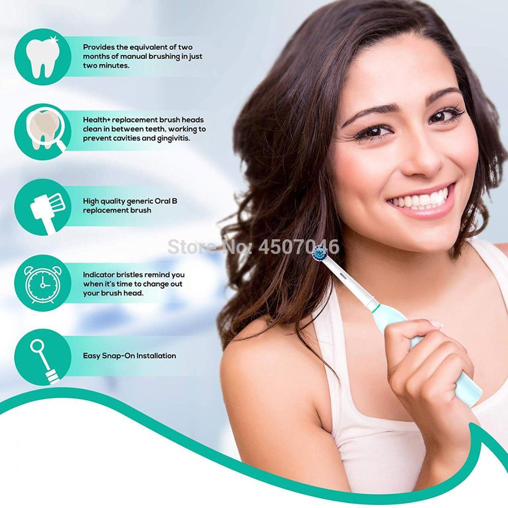 Oral-b tandbørste følsomt udskiftningshoved generisk | blidvirkende tandbørstehoveder | følsomme tandkød tænder &amp; blegningsvirkning