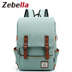 Zebella – sac à dos d'école pour filles et garçons, sac à dos pour étudiants, voyage pour adolescents: Green