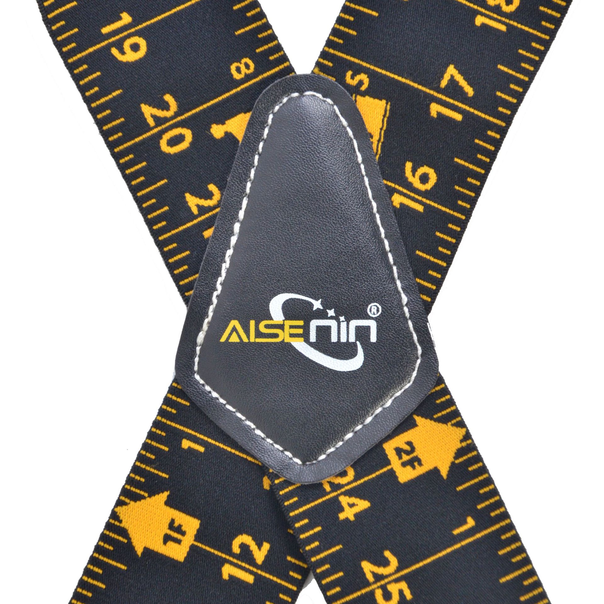 Man Suspender Belt Adults X Type 4 Clips High Elasticity Weight-Bearing Tooling Strap Suspenders Adjustable Pants Braces Straps